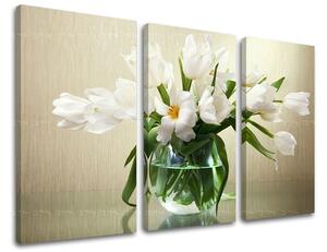 Obraz na stenu 3 dielny KVETY KV033E30 - 60x40 cm