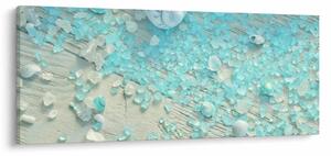Obraz - Prímorská atmosféra v tyrkysových odtieňoch (120x50 cm)