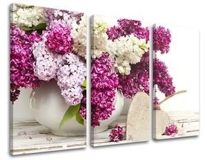 Obraz na stenu 3 dielny KVETY KV047E30 - 60x40 cm