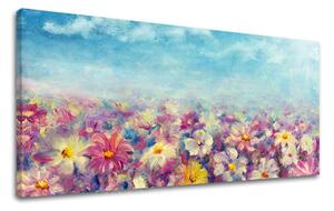 Obraz na stenu PANORÁMA KVETY KV058E13 - 30x60 cm