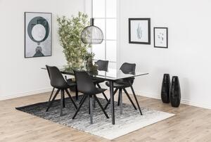 Dizajnová stolička Nascha, čierna