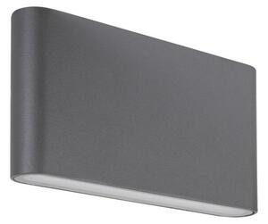 Rabalux 7952 Nesna exteriérové nástenné svietidlo zabudovaný LED 2x6W 2x264lm 3000K IP54 antracit