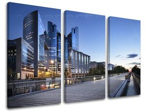 Obraz na stenu 3 dielny MESTO ME111E30 - 60x40 cm