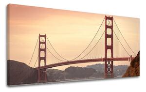Obraz na stenu Panoráma MESTO / SAN FRANCISCO ME116E13 - 30x60 cm