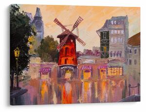 Obraz - Moulin rouge, Paríž, Francúzsko (70x50 cm)