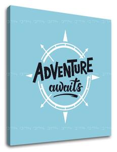 Motivačný obraz na stenu Adventure awaits_001
