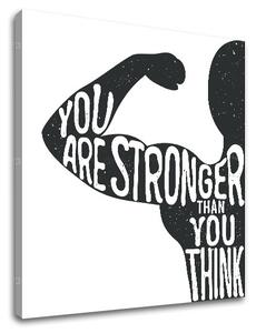 Motivačný obraz na stenu You are stronger