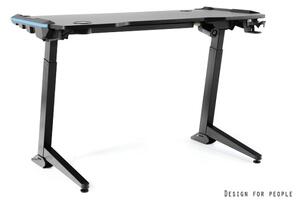 Unique elektrický herný stôl V-Game 130x61,4 cm, čierny