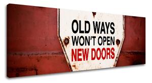 Motivačný obraz na stenu Old ways_003