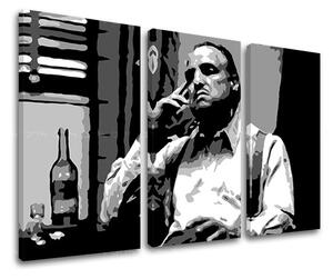 Tlačený POP Art obraz Marlon Brando 3 dielny mb2