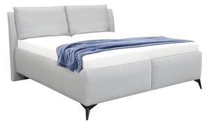 Čalúnená posteľ Tessa 180x200, sivá, vr. roštu, ÚP, bez matracov