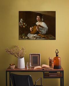 Obraz na plátne Michelangelo Caravaggio - Lutnista - 40x50 cm