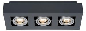 IT8002S3-BK/AL ITALUX Casemiro moderné povrchové bodové svietidlo 3X50W GU10 IP20