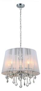 MDM-2572/5 W ITALUX Cornelia glamour krištáľové závesné svietidlo 5X40W E14 IP20