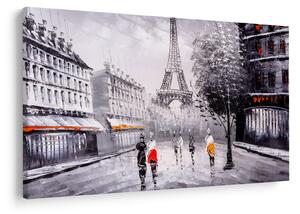 Obraz - Olejomaľba, Paríž (90x60 cm)