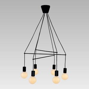 PREZENT 17200 TWIG závesné svietidlo 670 mm 6xE27/G95/40W,matná čierna