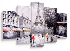 Obraz - Olejomaľba, Paríž (150x105 cm)