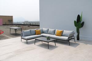 Sivý záhradný lounge set pre 5 Tyssedal - Selection