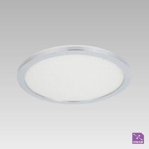 PREZENT 62603 MADRAS stropné svietidlo 300 mm LED/18W4000K,IP44,chróm,krištáľový efekt