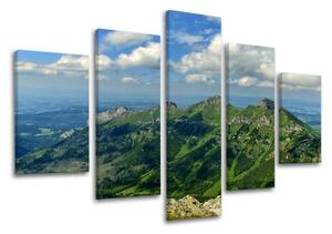 Obraz na stenu 5 dielny SLOVENSKO / TATRY SK033E50