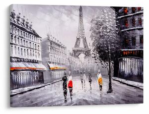 Obraz - Olejomaľba, Paríž (70x50 cm)