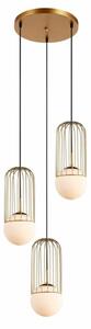 MDM-3939/3 GD ITALUX Matty moderné závesné svietidlo 3X40W E27 IP20