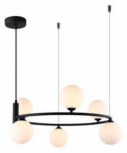 MDM-3974/6 BK ITALUX Amily moderné závesné svietidlo 6X25W G9 IP20