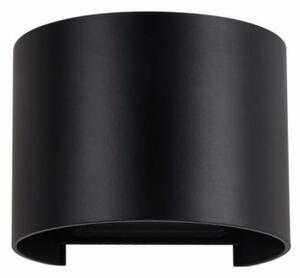 PL-208B ROUND ITALUX Sorento moderné exteriérové nástenné svietidlo 6W=300lm LED biele svetlo (3000K) IP54