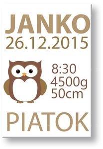 Naše bábatko Obraz na stenu s textom TEX014O1