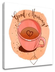 Obraz na stenu s textom Good morning