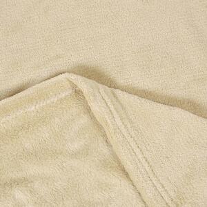 Goldea kvalitná deka z mikrovlákna - svetlo béžová 200 x 230 cm