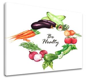 Obraz na stenu s textom Be healthy