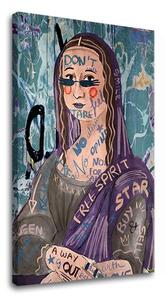 Obraz na plátne MONA LISA ABSTRAKT 001