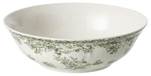 Biela porcelánová servírovacia misa Vintage Blossom - 22*22*10 cm - J-Line by Jolipa