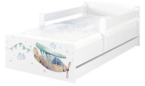 Detská posteľ MAX - 180x90 cm - DO NEBIES - biela
