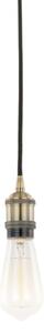 DS-M-034 ANTIQUE BRASS ITALUX Classo moderné závesné svietidlo - objímka 1X60W E27 IP20