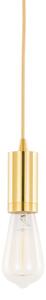 DS-M-038 GOLD ITALUX Moderna moderné závesné svietidlo - objímka 1X60W E27 IP20