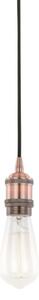 DS-M-034 RED COPPER ITALUX Classo moderné závesné svietidlo - objímka 1X60W E27 IP20