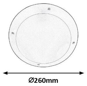 Rabalux 8554 Lentil LED Stropné exteriérové svietidlo LED 260mm 12W/720lm 4000K IP54