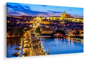 Obraz - Karlov most, Praha, Česká Republika (90x60 cm)