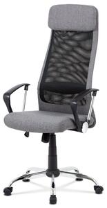 Štýlová kancelárska stolička šedej farby (a-V206 čierno-šedá)