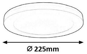Rabalux 1489 Sonnet stropné/zápustné svietidlo 2v1 LED 225mm 18W/1500lm 4000K biela