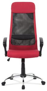 Štýlová kancelárska stolička bordovej farby (a-V206 čierno-bordová)