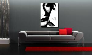 Ručne maľovaný POP Art obraz Two women 00 2w