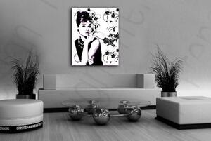 Ručne maľovaný POP Art obraz Audrey Hepburn ah5