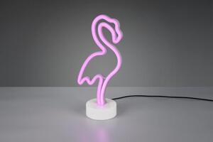 TRIO reality R55240101 FLAMINGO USB Dekoračné svietidlo 150mm LED 1X1W Biela