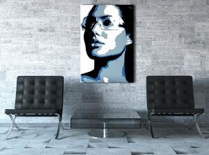 Ručne maľovaný POP Art obraz Angelina Jolie aj