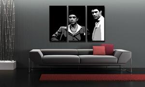 Ručne maľovaný POP Art obraz AL PACINO 3 dielny al31