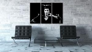 Ručne maľovaný POP Art obraz AL PACINO 3 dielny al27