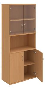 Office Pro skriňa S 5 80 10 dub 800x400x1920 mm